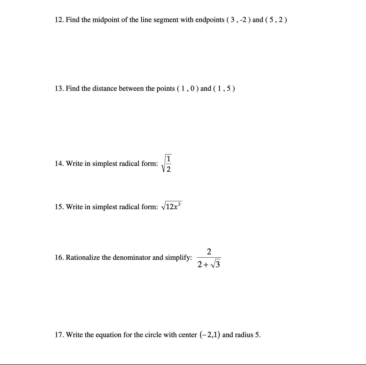 Use inequality notation and interval notation to express to the set of