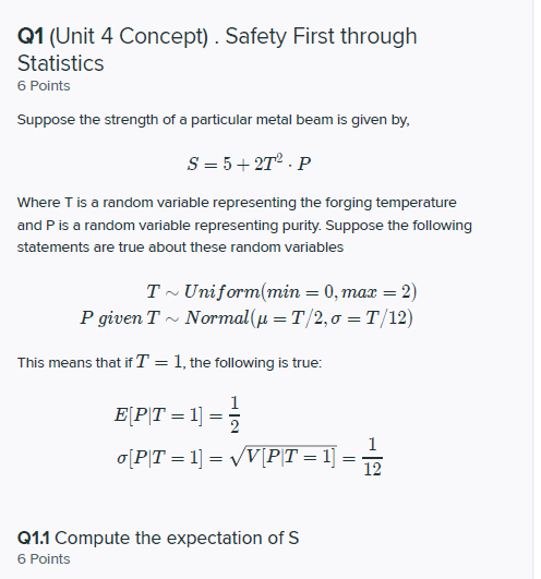 Please walk through how you completed this problem Q1 (Unit 4 Concept)