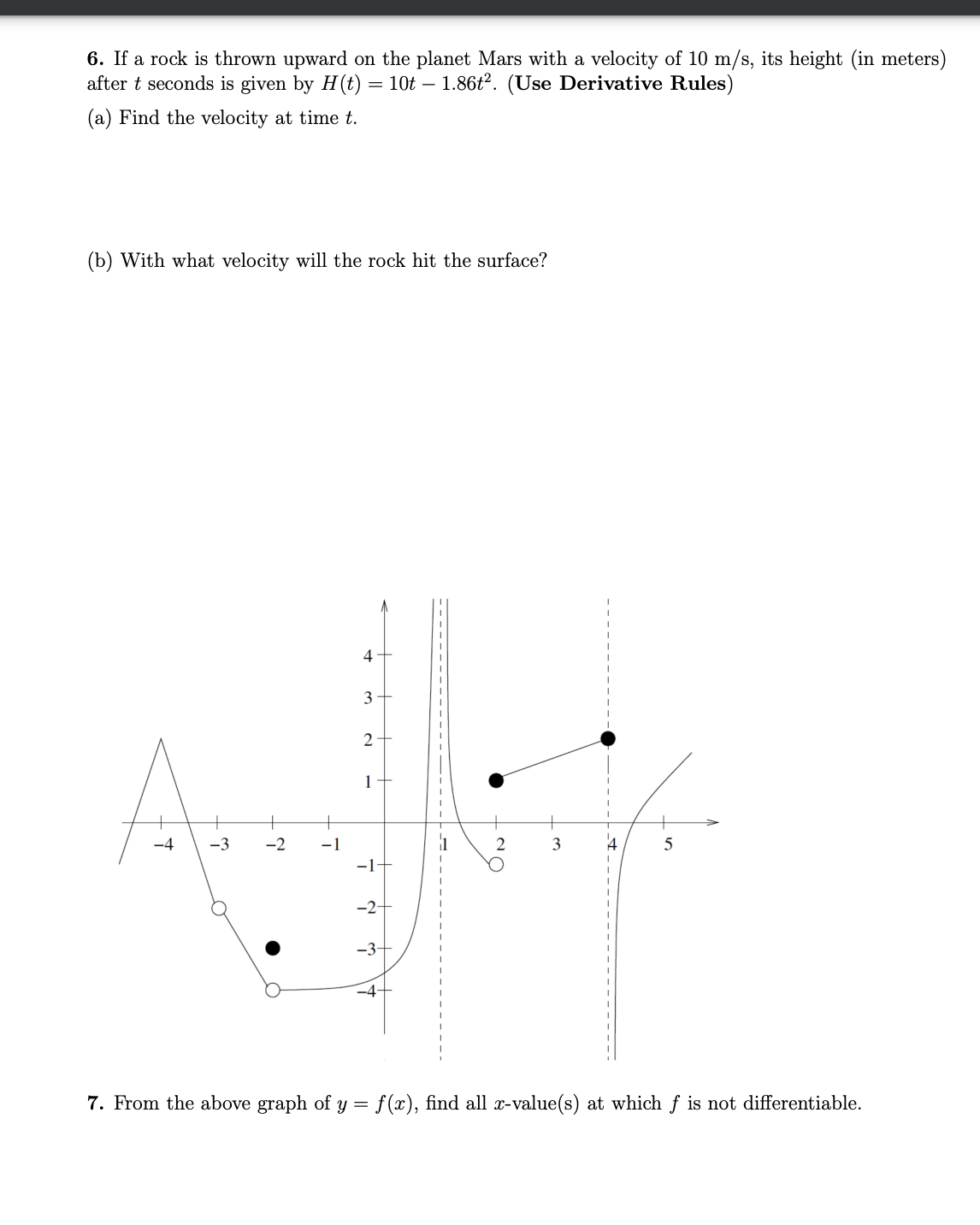 23 -4x = 1 in (-1, 0). 2. Find an equation of