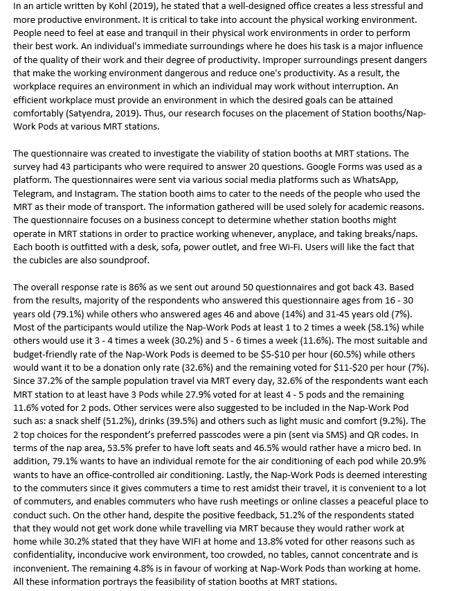 In this section you should analyze and report on main findings based