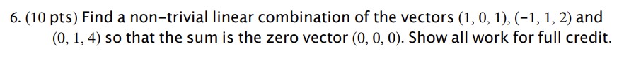 DO NOT SOLVE, for the x component of the solution of the