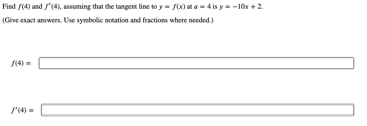 symbolic notation and fractions where needed.) NS) = l:| Find an equation