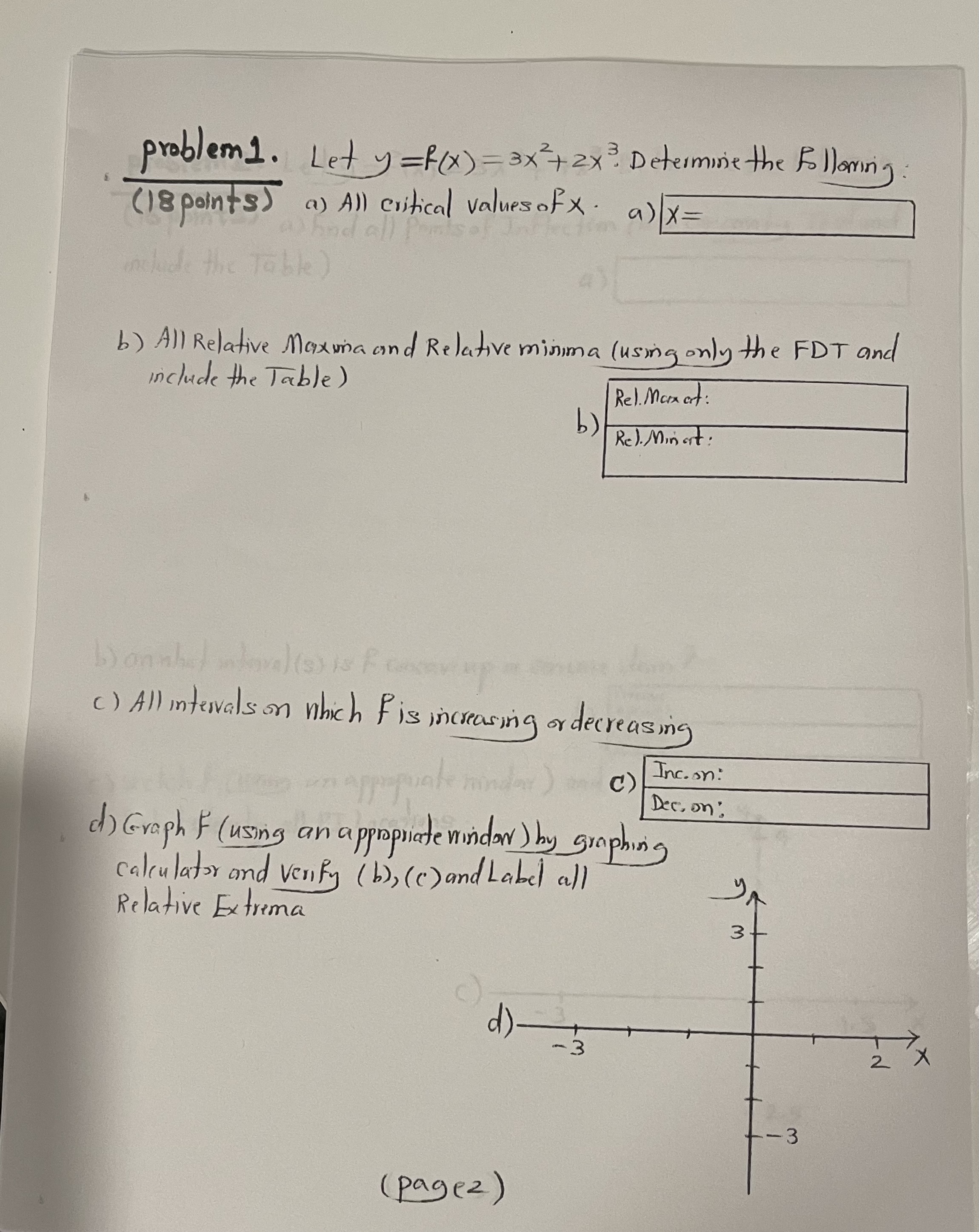 Hi, can you please do all parts to this problem with step