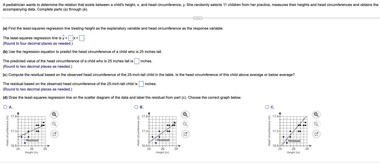 Height, x circumference, (inches) y (inches) (inches) y (inches) 27.75 17.5 27