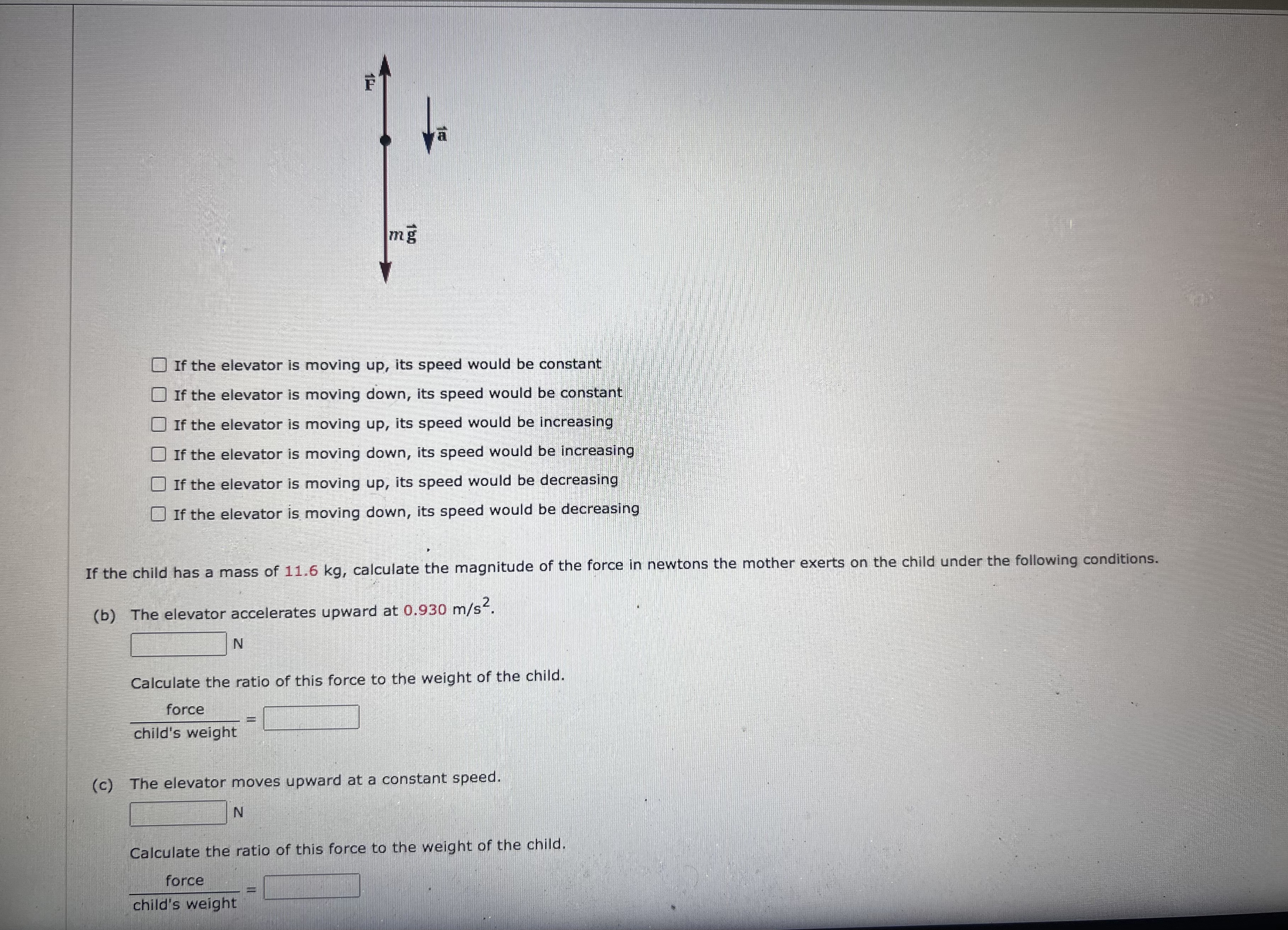 of motion of the ow much (in N) does the fertilizer bag