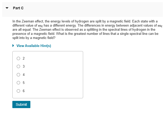 there are certain selection rules for determining whether a particular transition between