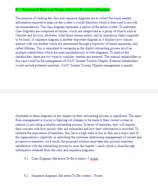 activities. The organization has been looking for ways to improve their CRM