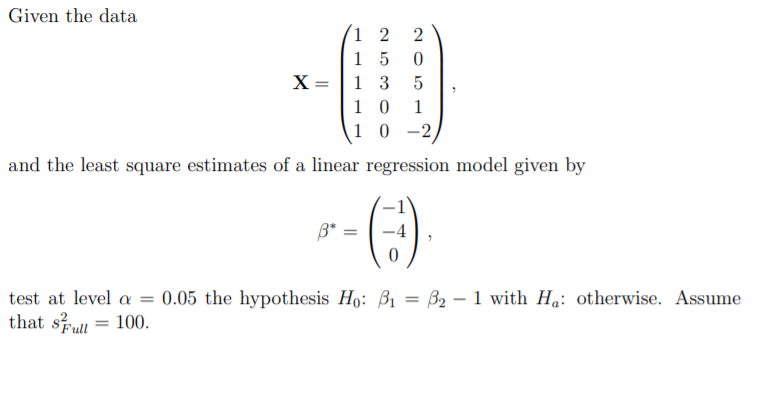 please solve Given the data 1 HOTON X = 1 1