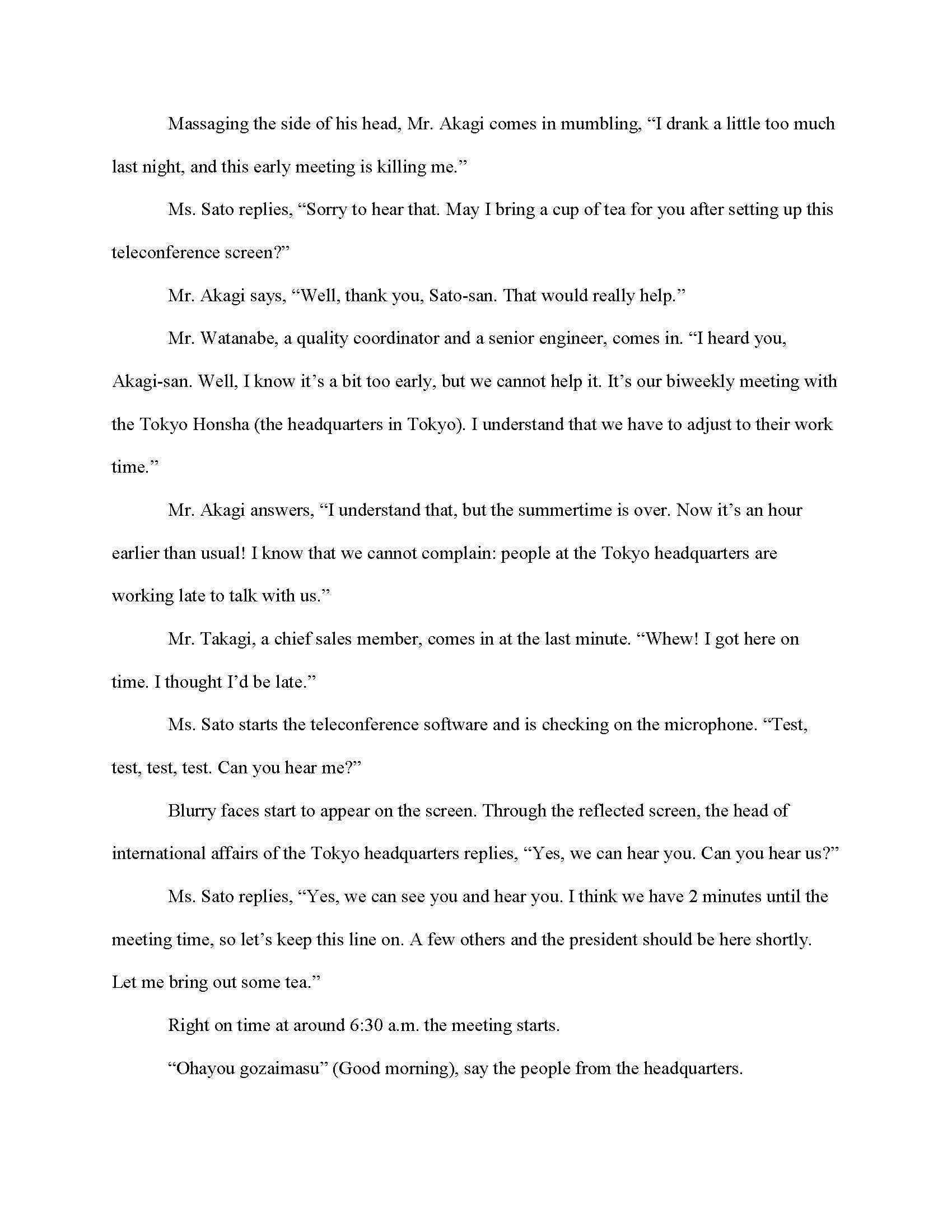 cultural values are demonstrated in the scenario? What cultural variability dimensions and