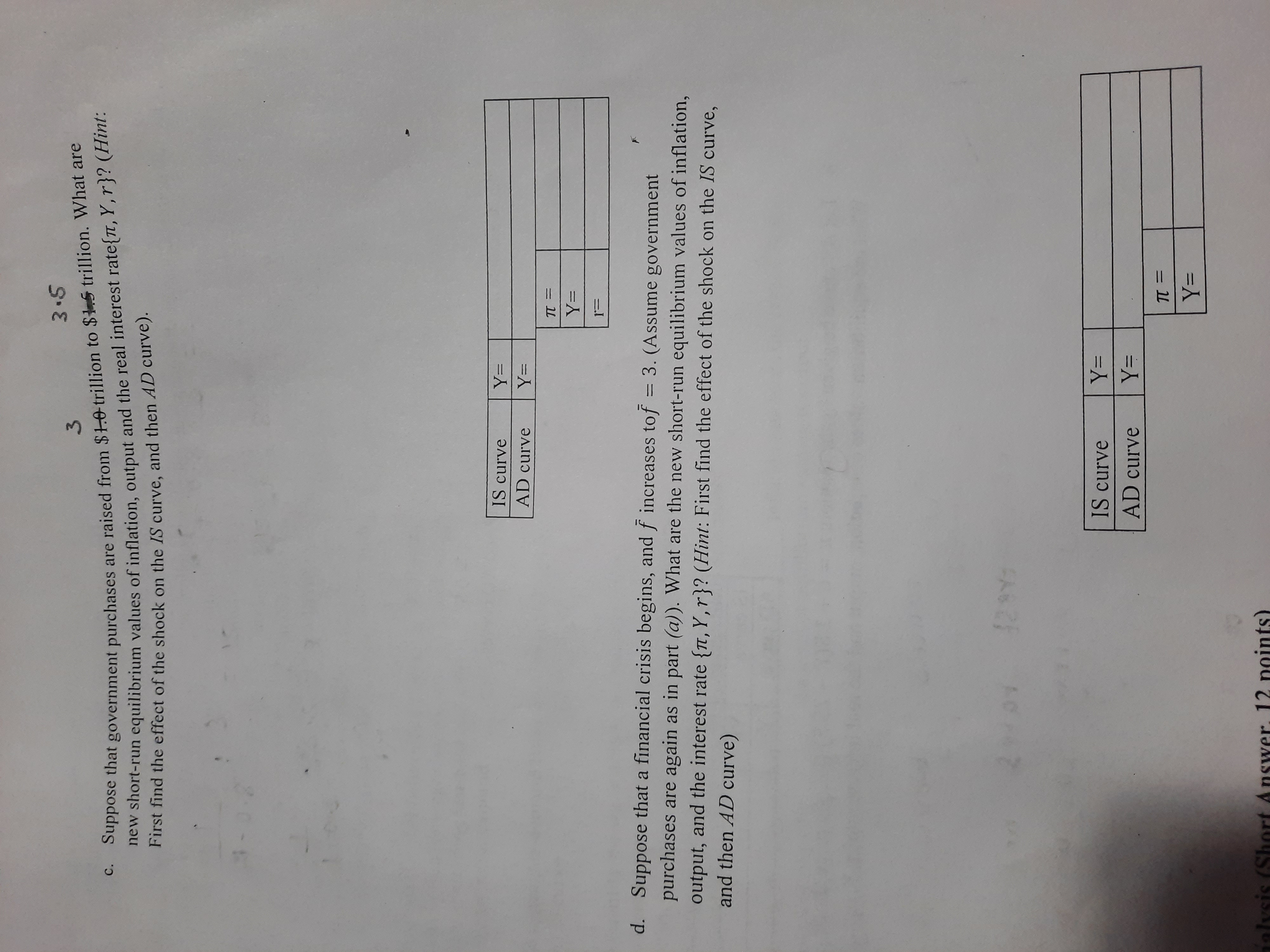 numerical answer in the corresponding answer box. 1 . (20 points) Consider