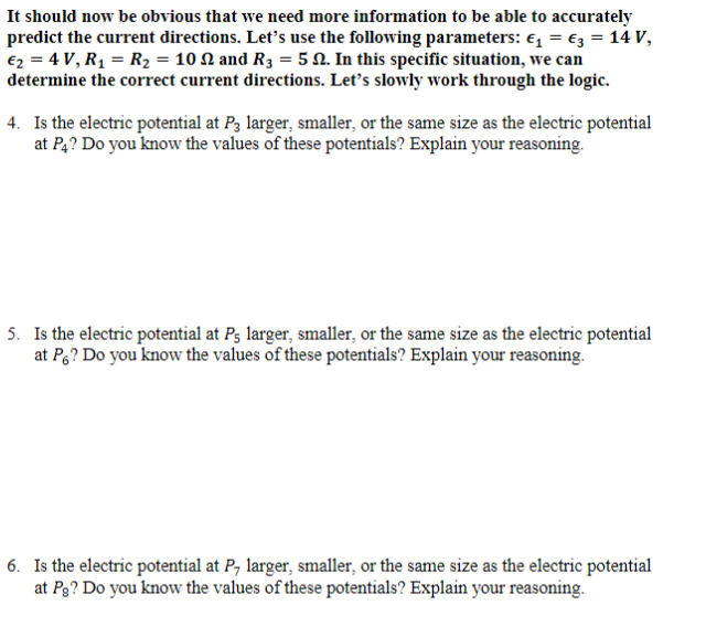  It should now be obvious that we need more information to