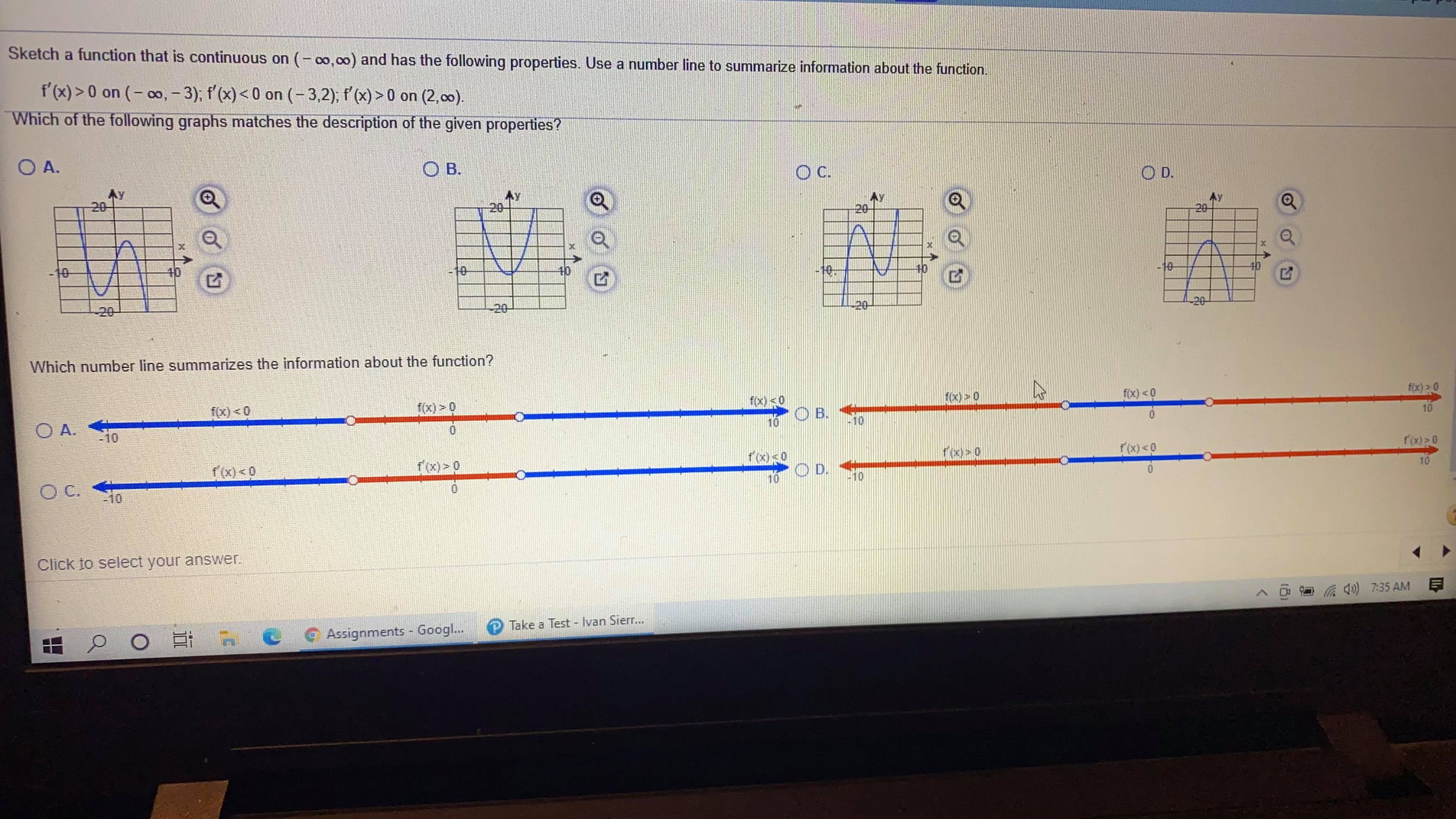 I need help with both questions please! Sketch a function that is