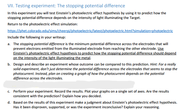 Evening! I've done the experiment for this lab, but just need some