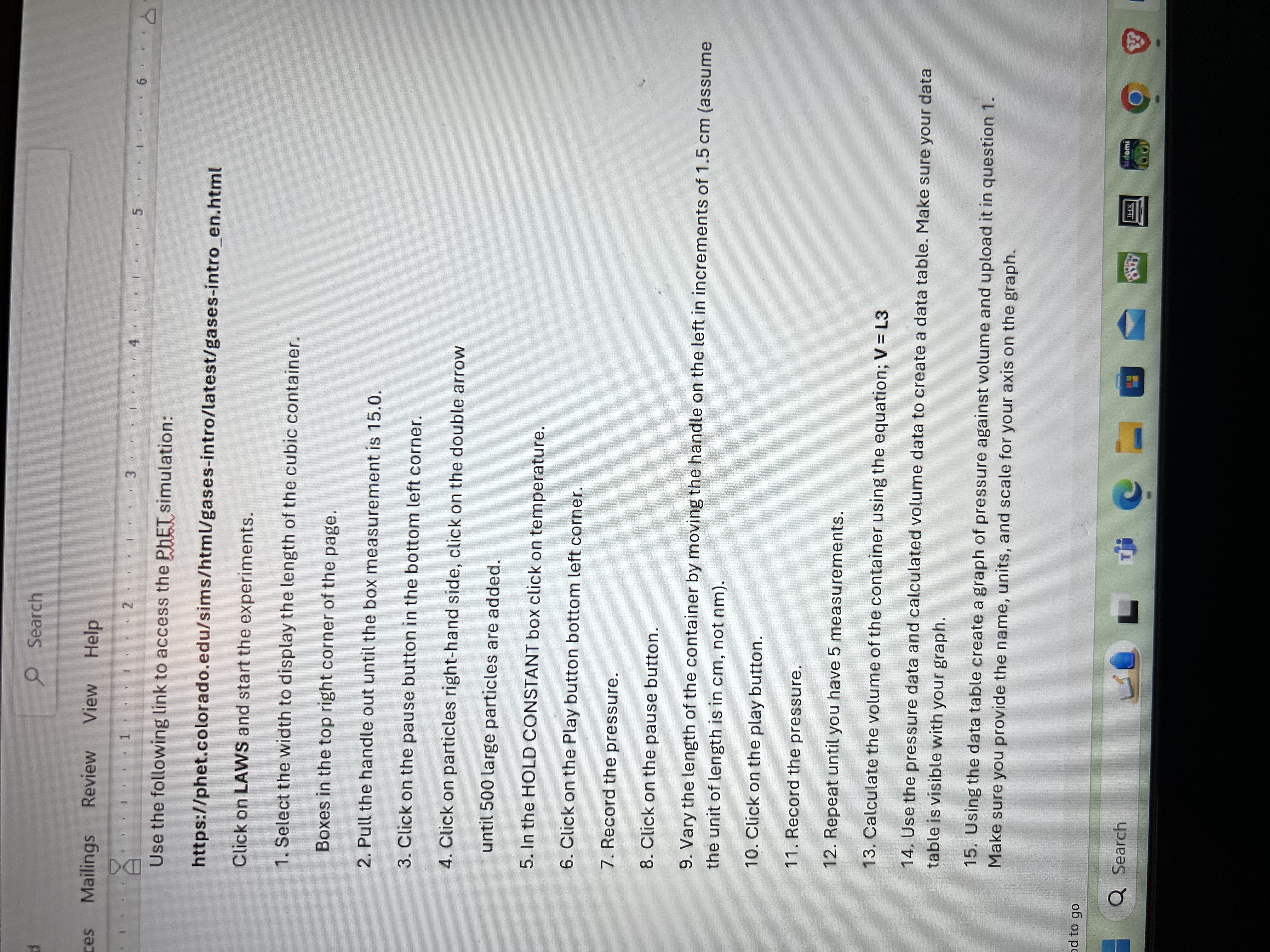 Search tes Mailings Review View Help . . 1 . .