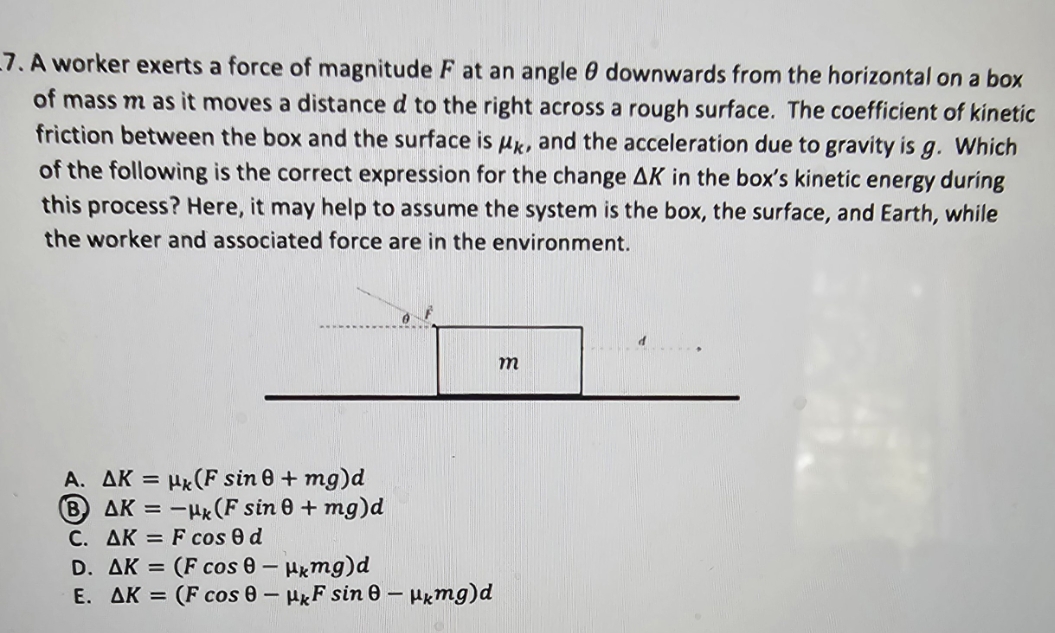 I know the answer is E but I don't know how to