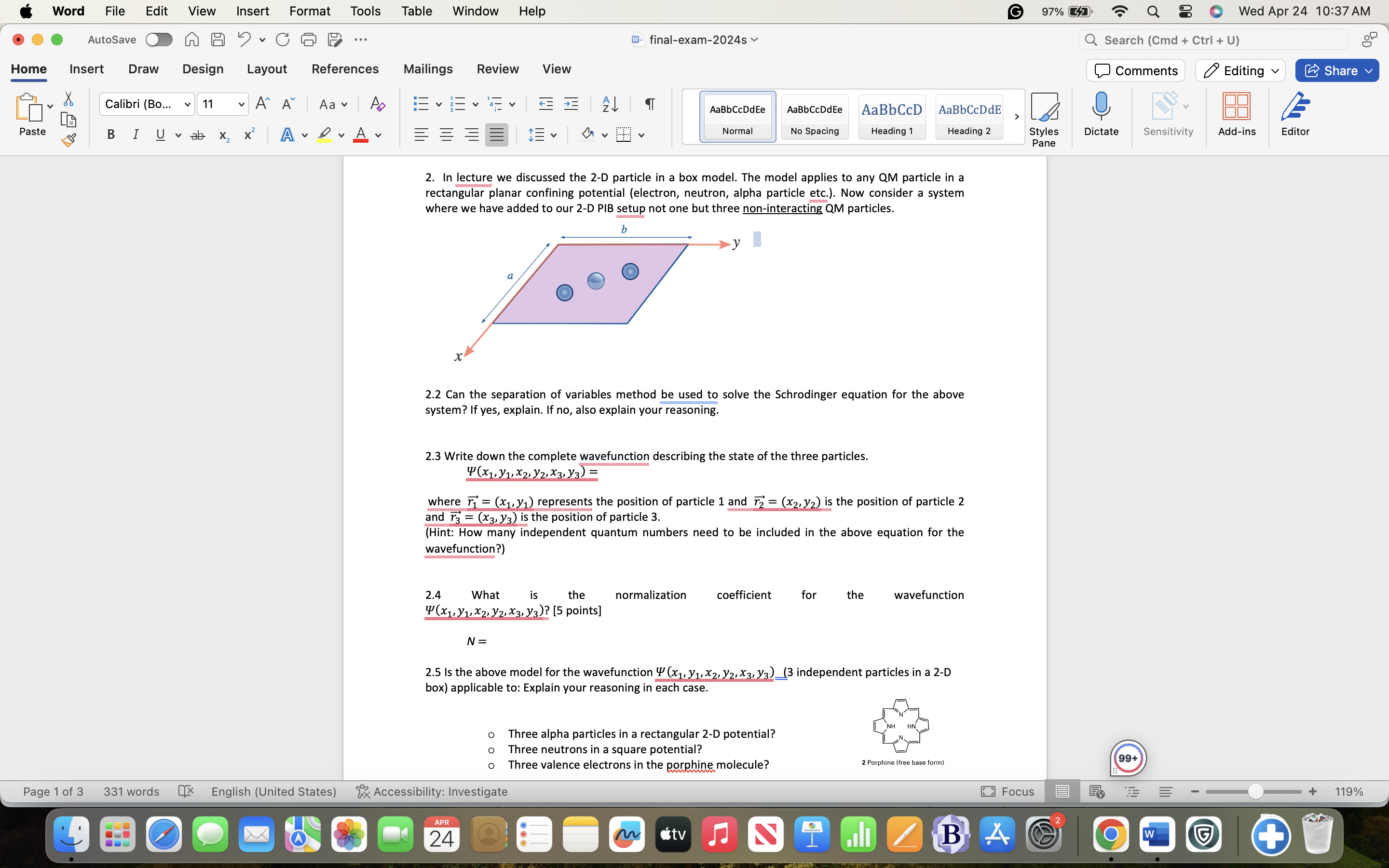  Word File Edit View Insert Format Tools Table Window Help G