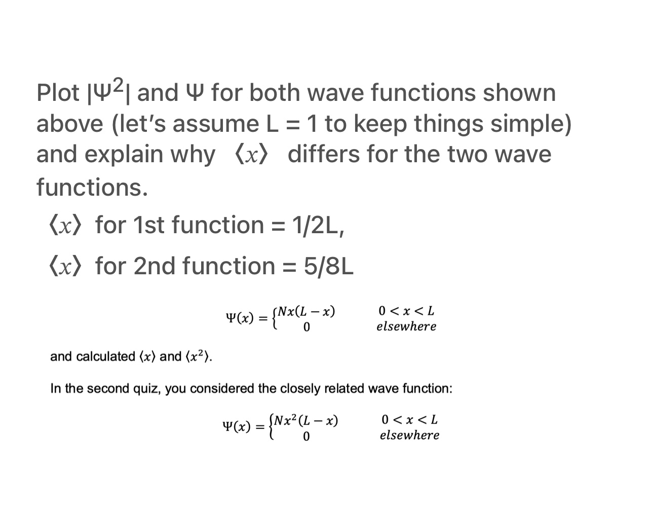 question on the picture Plot |42| and Y for both wave functions