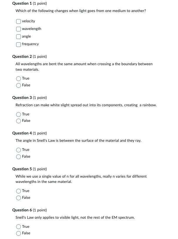 Hello i need help with this assignment Question 1 {1 point} which