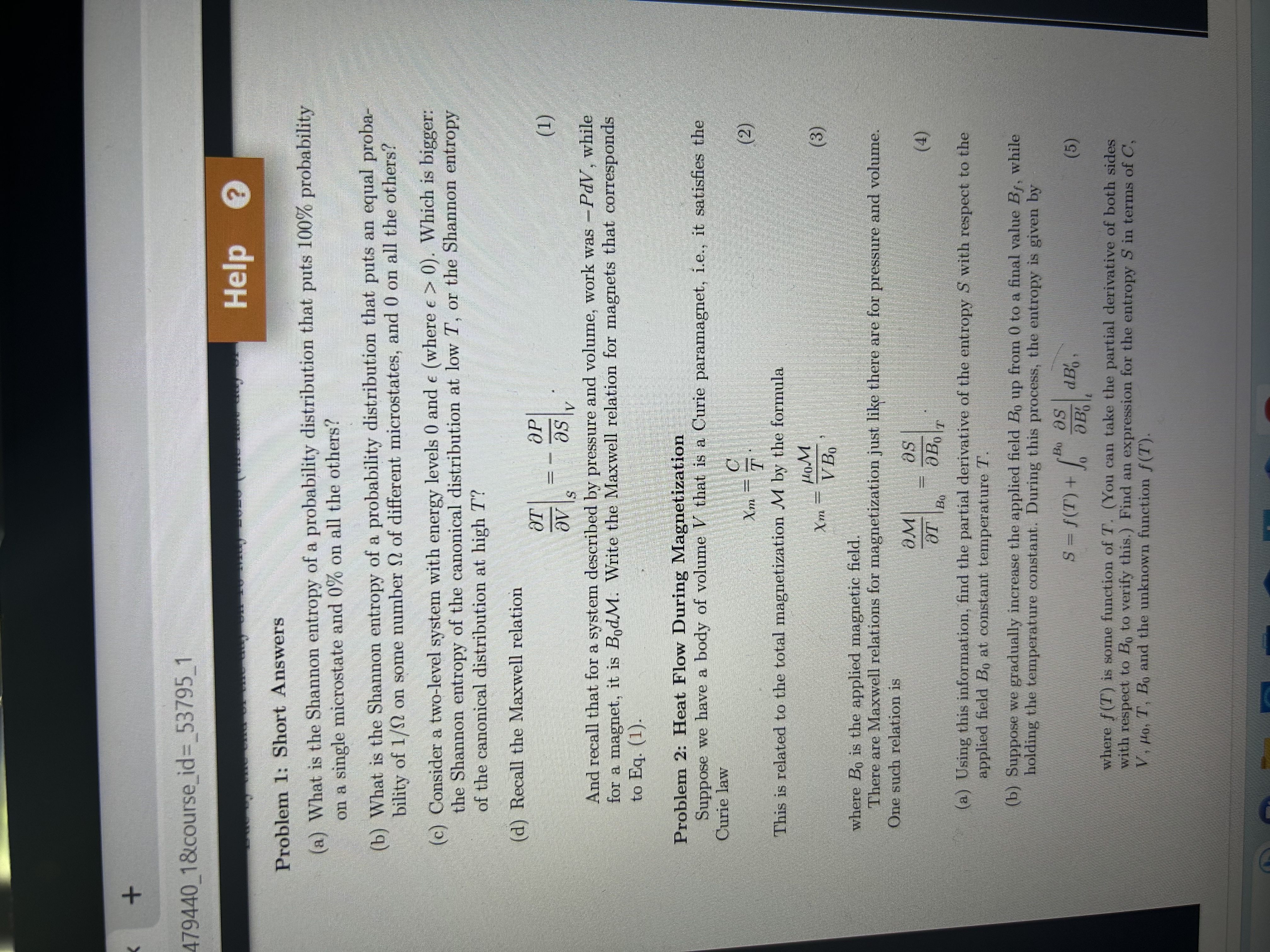 Text: Finn's Thermal Physics, third edition (CRC Press, 2017). copy/paste the link