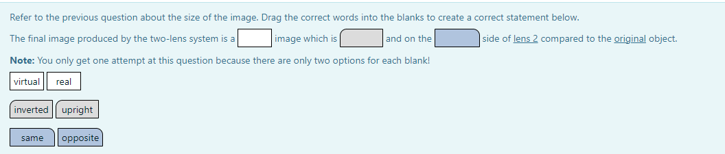 their focal lengths are measured again. For both the mirror and the