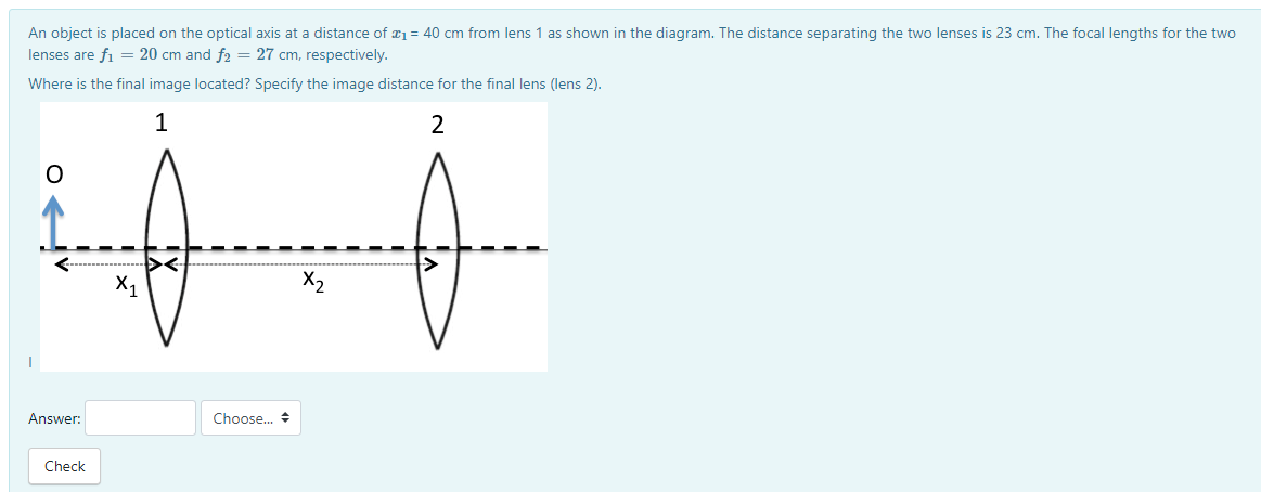 or shorter than f. and in both cases give a reason for
