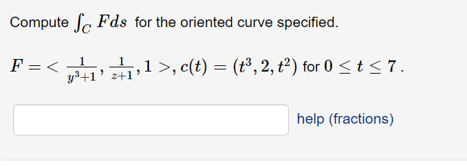 (:12, y, 22). (Use symbolic notation and fractions where needed.) f0 Fdr
