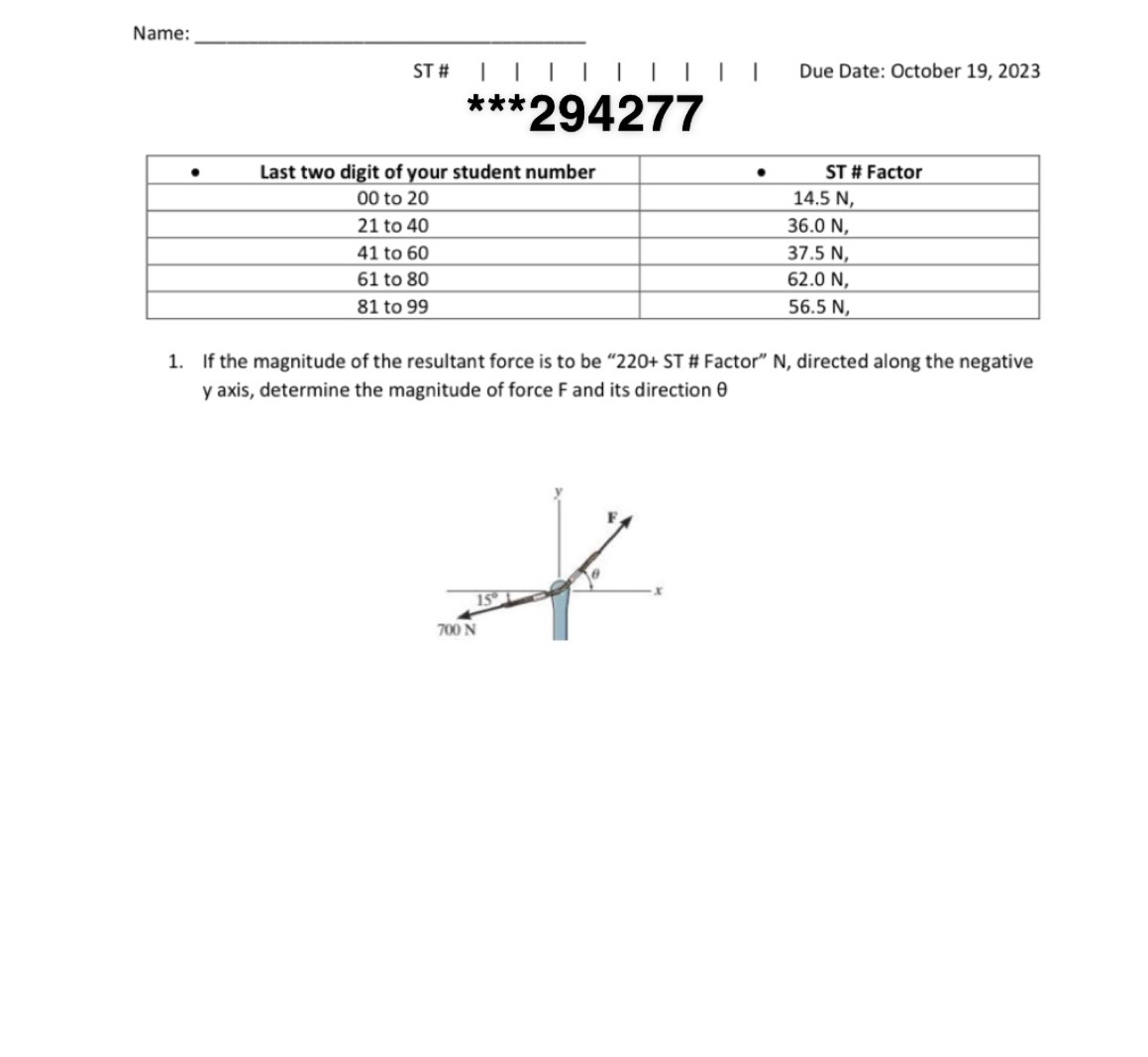 Can you please help me to solve this question Name: ST ii