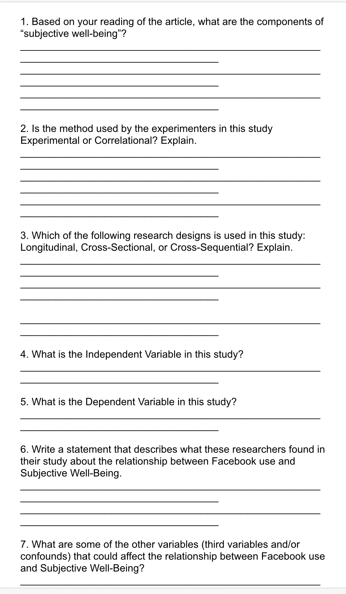 research questions, four stand out as most pressing. First, do these findings