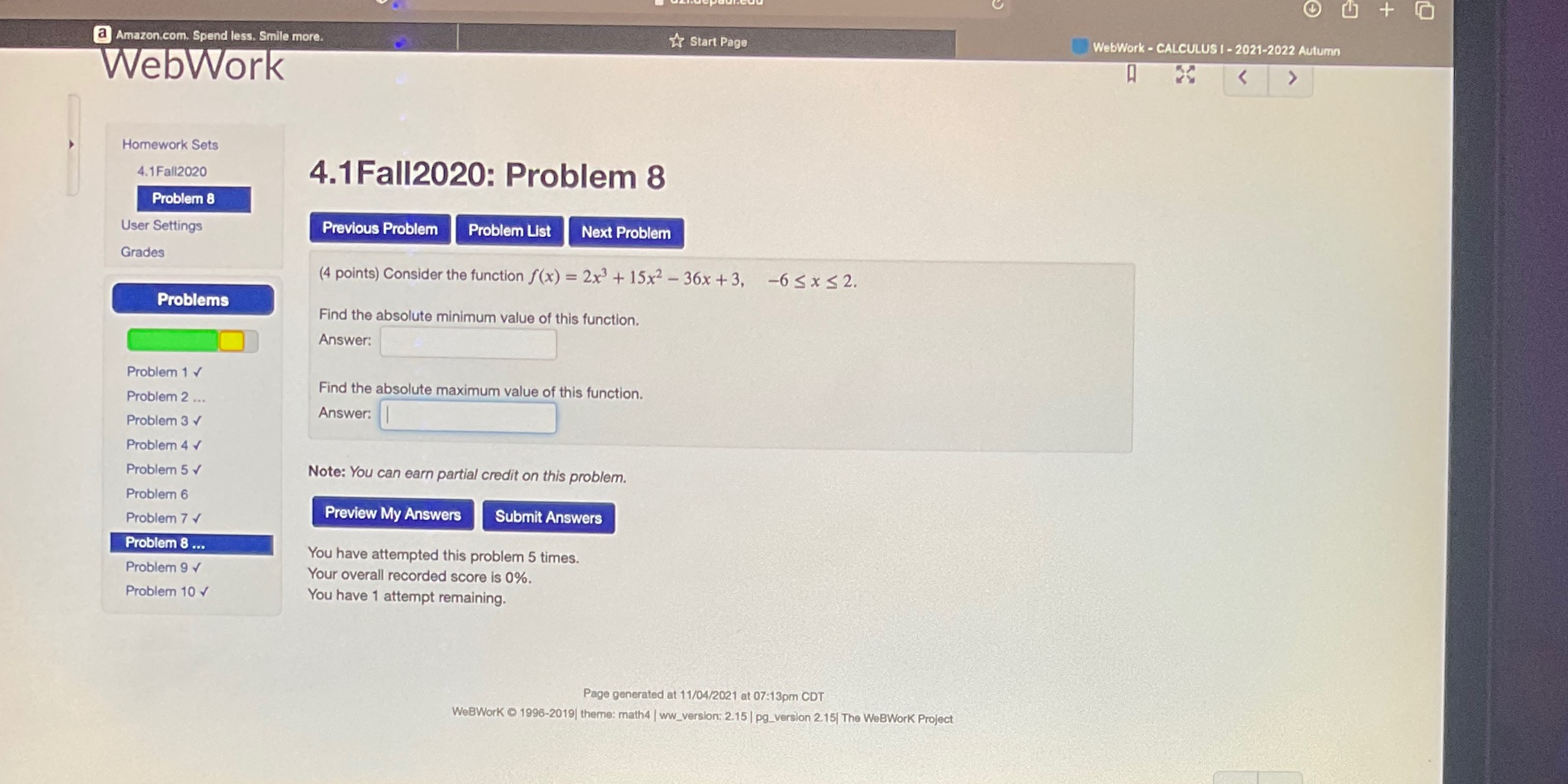 U+0 a Amazon.com, Spend less. Smile more. Start Page WebWork -