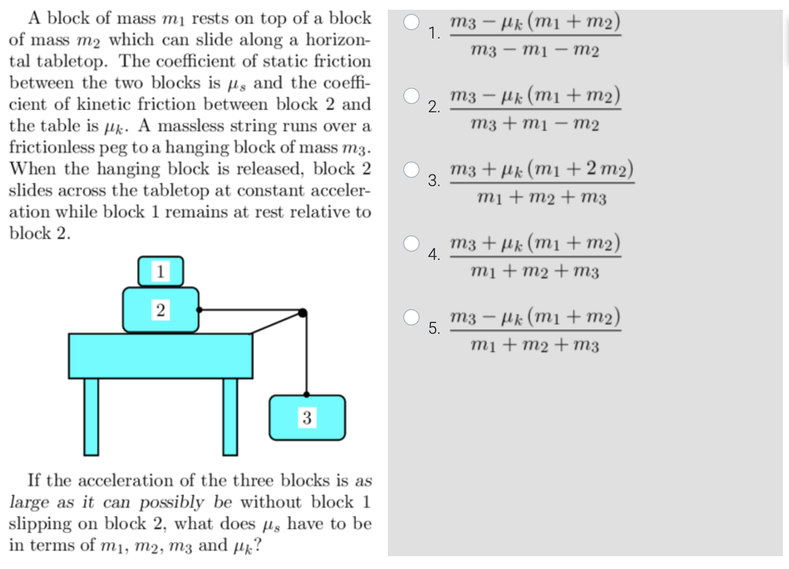 in contact with each other move to the right across a horizontal