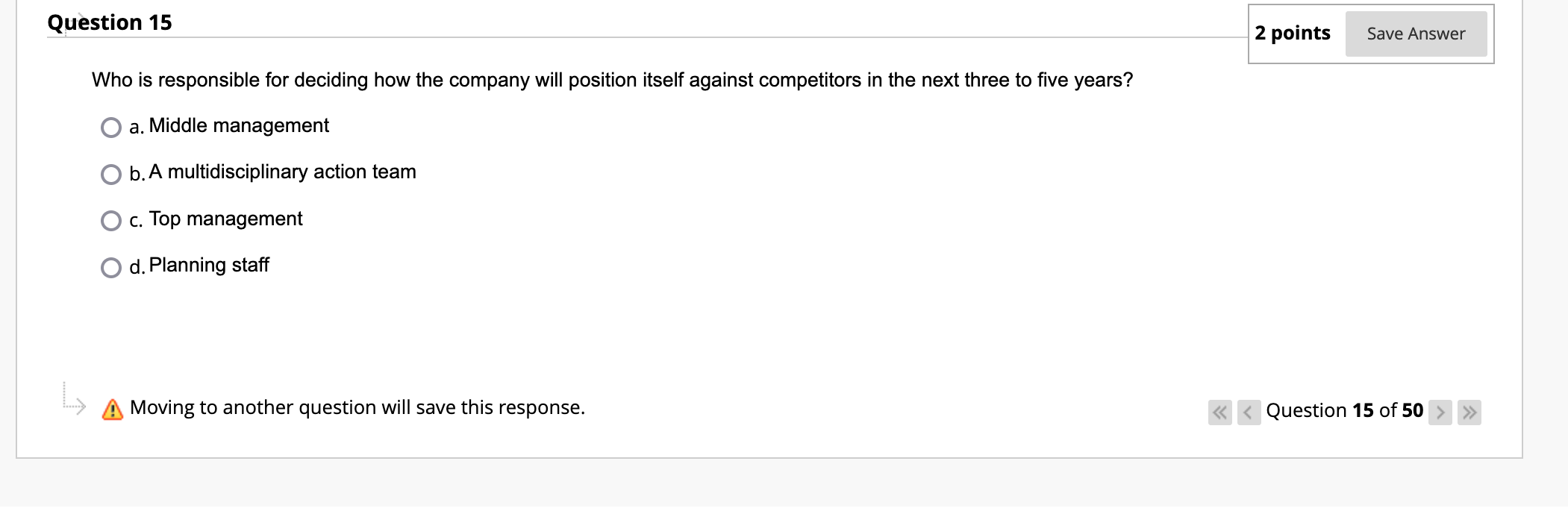 the adversary O c. Neither (O d. Spreading one's forces evenly across