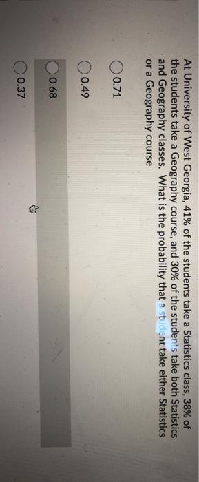 final exam score and the midtermexam score for students who take statistics