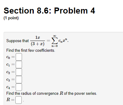 1 1+1672 is represented as a power series DO f(x) = _