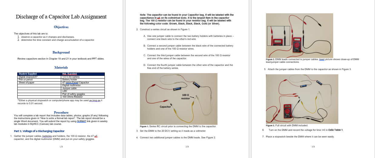 change when the circuit was initially closed in part two of this
