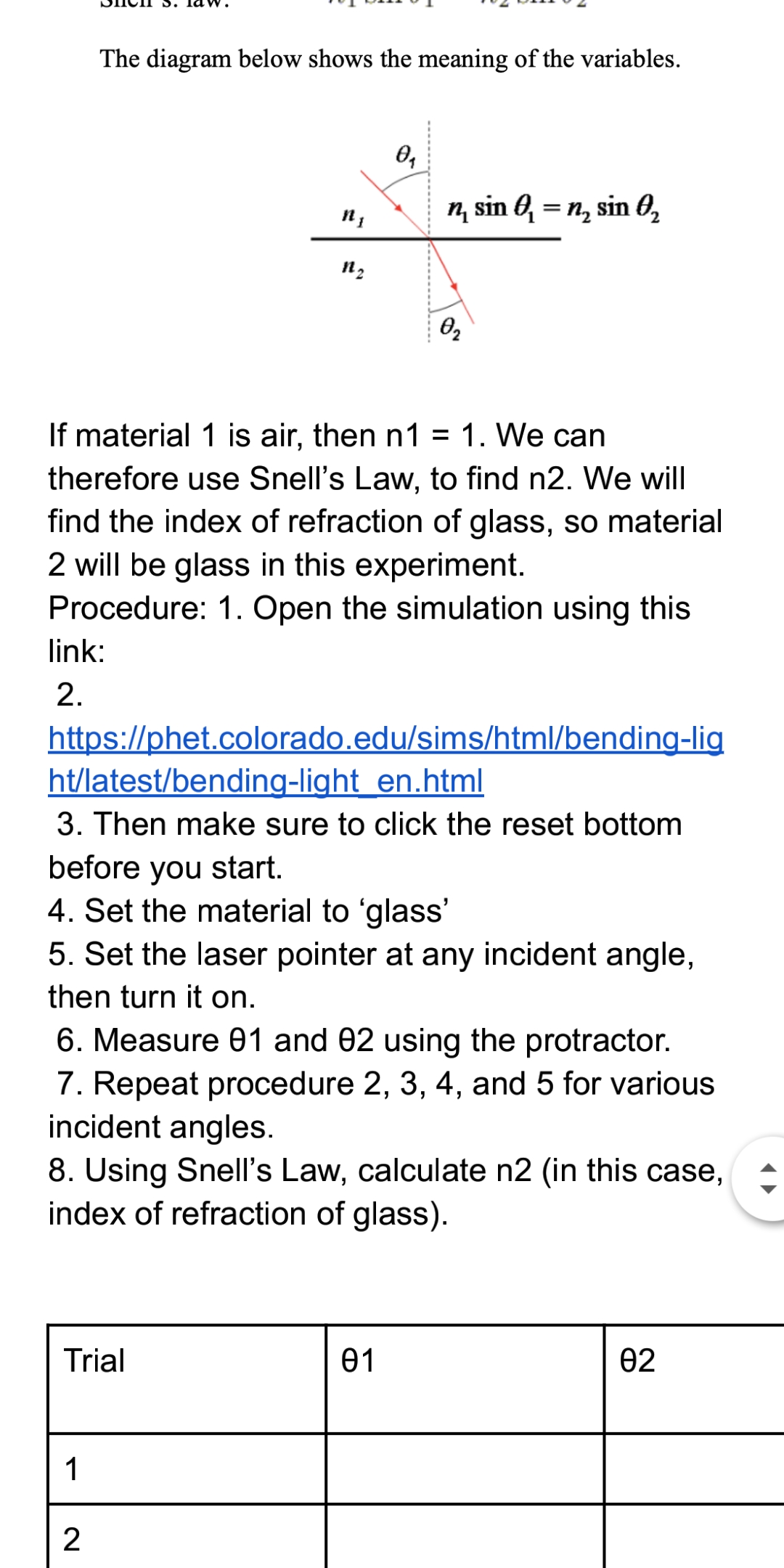 medium of transmission, its speed changes. Consequently a ray of light is