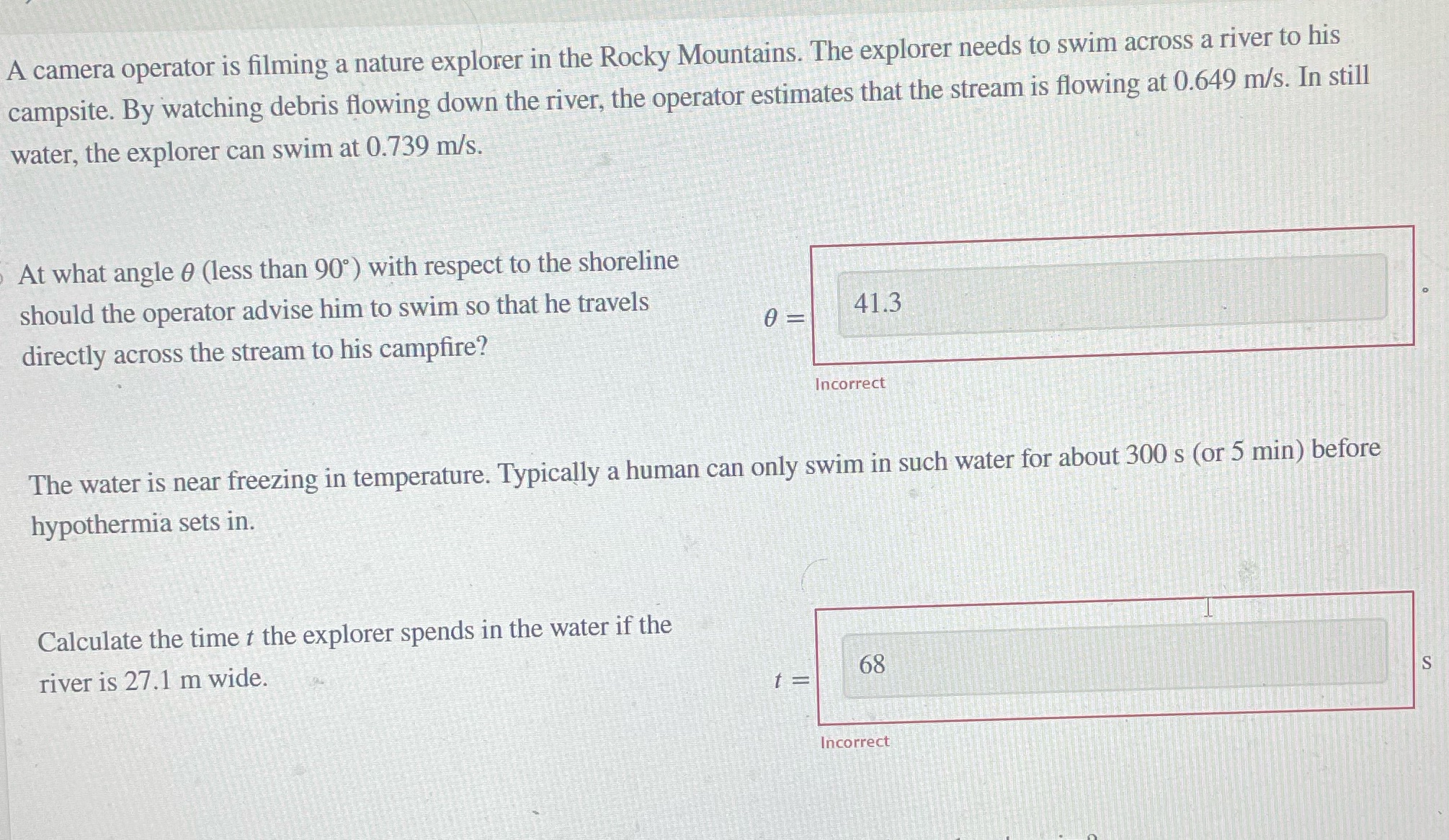  A camera operator is filming a nature explorer in the Rocky