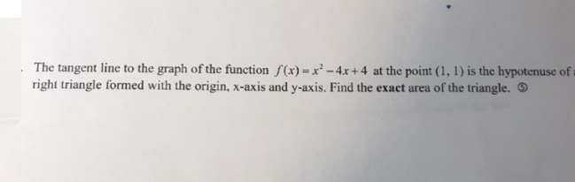 Coupd a teacher do it first principle if applied The tangent line