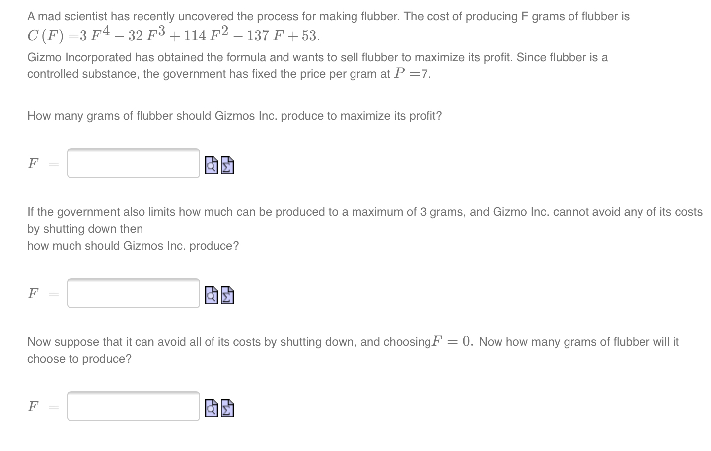 Attached problem please A mad scientist has recently uncovered the process for