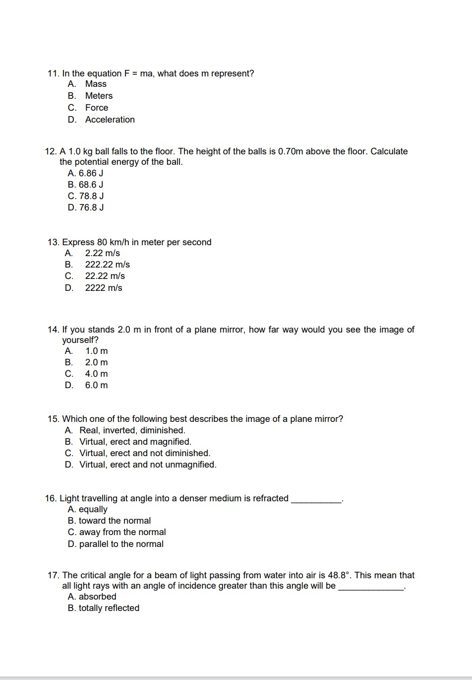 at an incident angle of 25. The medium above the oil layer