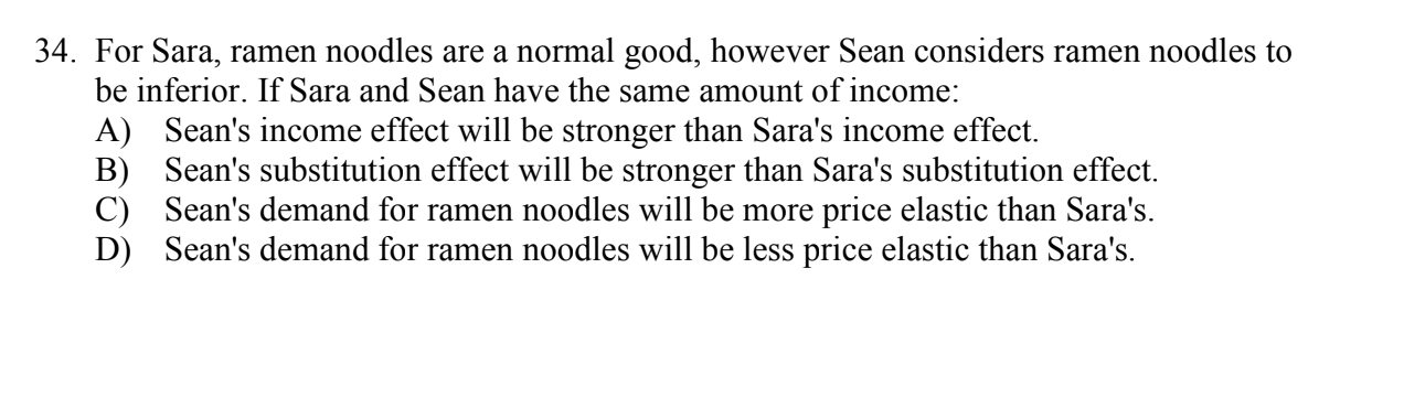 In this question, the correct answer is D, however, I don't understand