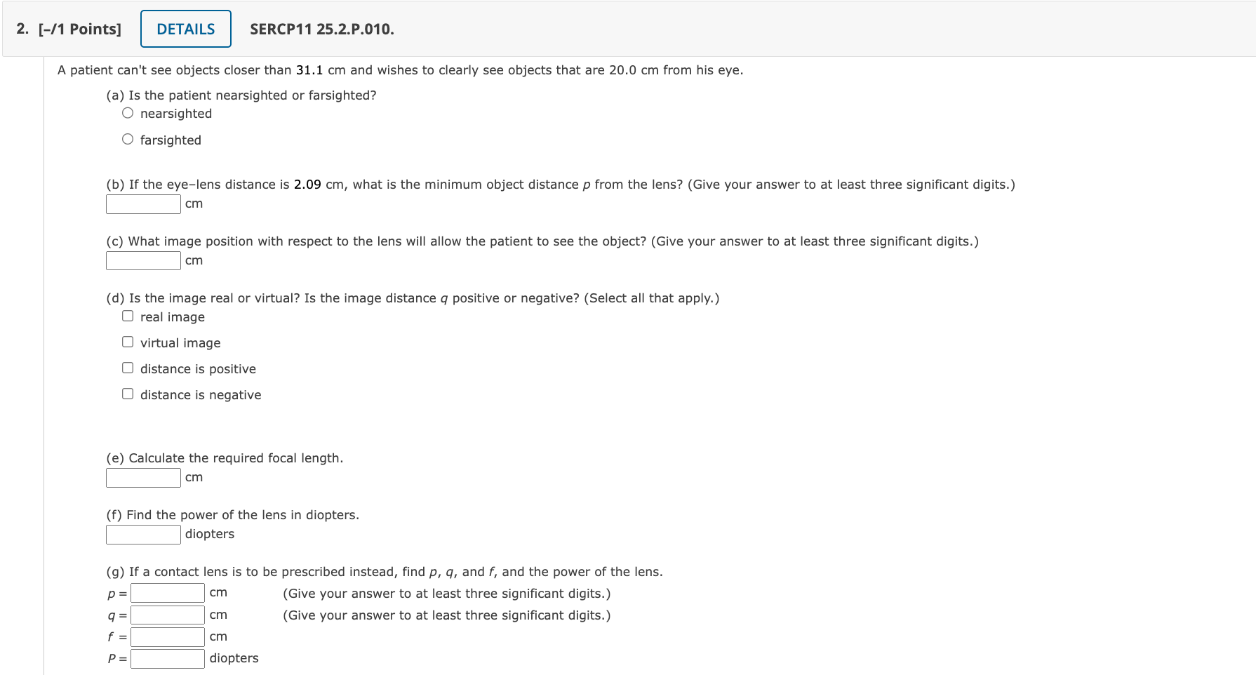 camera has a 104 mm focal length lens and can focus on