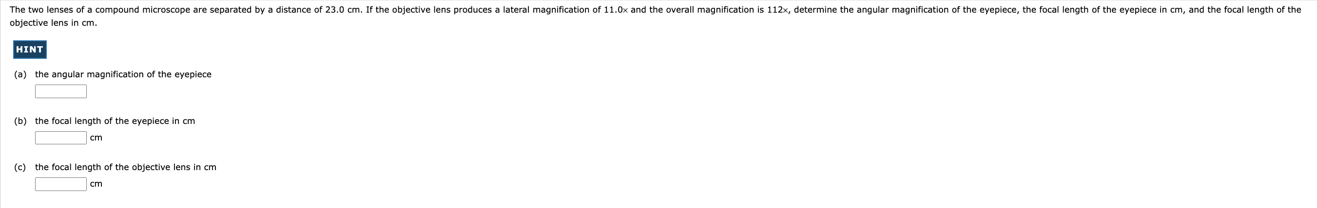 Note: "f/3.10" means "an fnumber of 3.10." (a) Apply the denition of