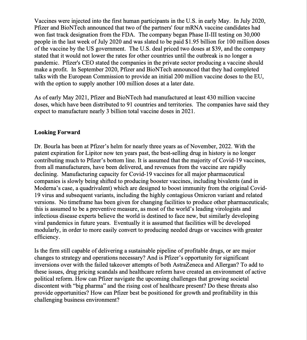 Pzer Copyright Robins School of Business, University of Richmond Introduction January 201'?