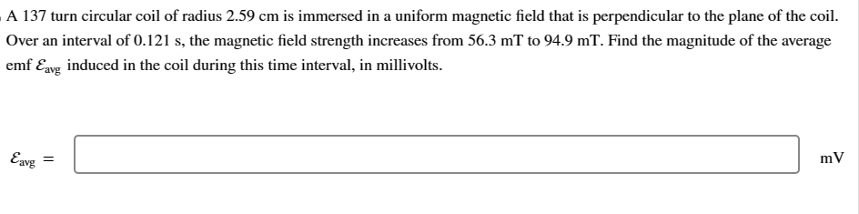 field is 2.15 T, and the radius of the wire loop is