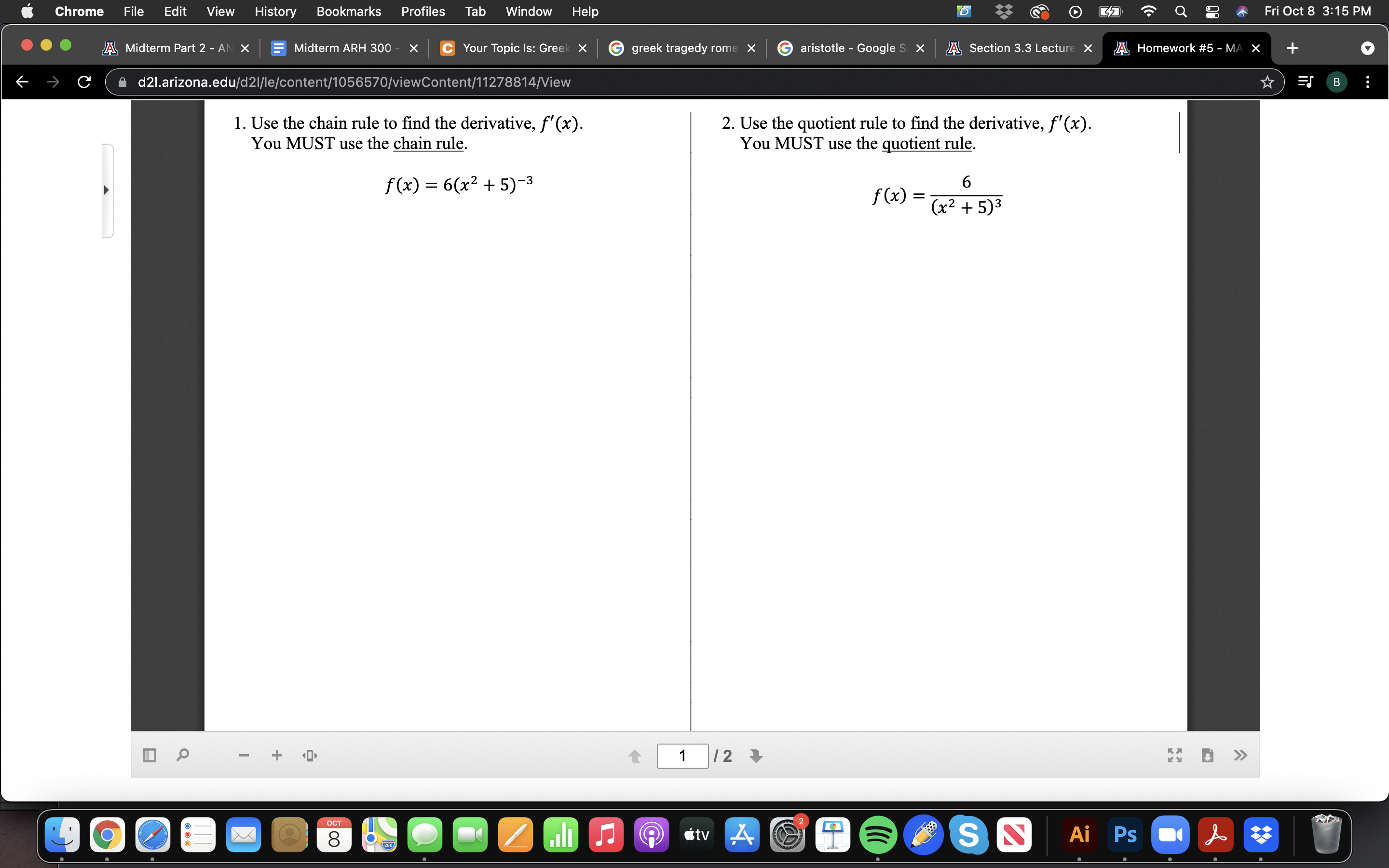  Chrome File Edit View History Bookmarks Profiles Tab Window Help D
