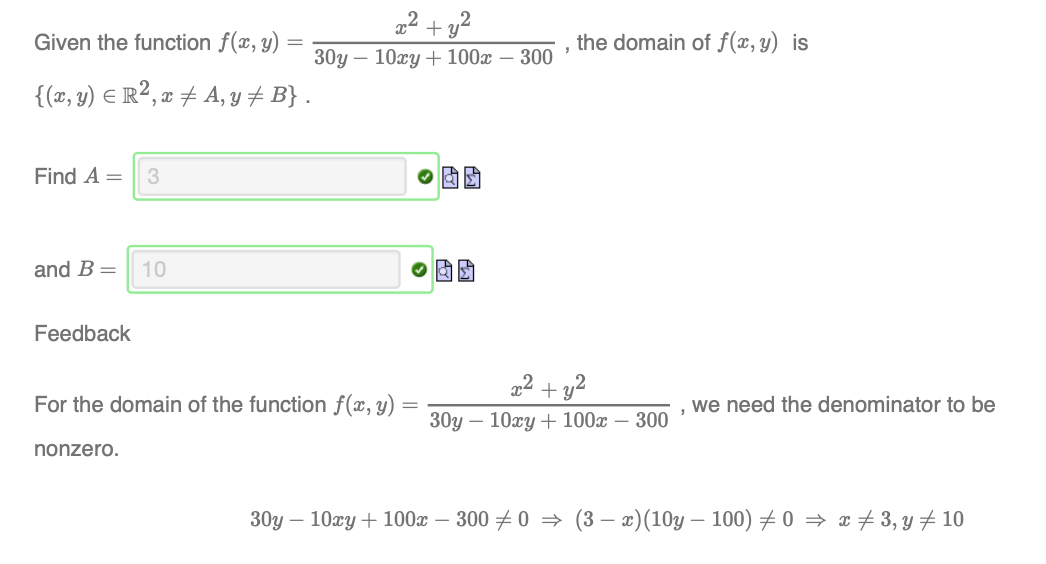solution.Question 1: x2 +y2 Given the function f(x, y) = 10y -