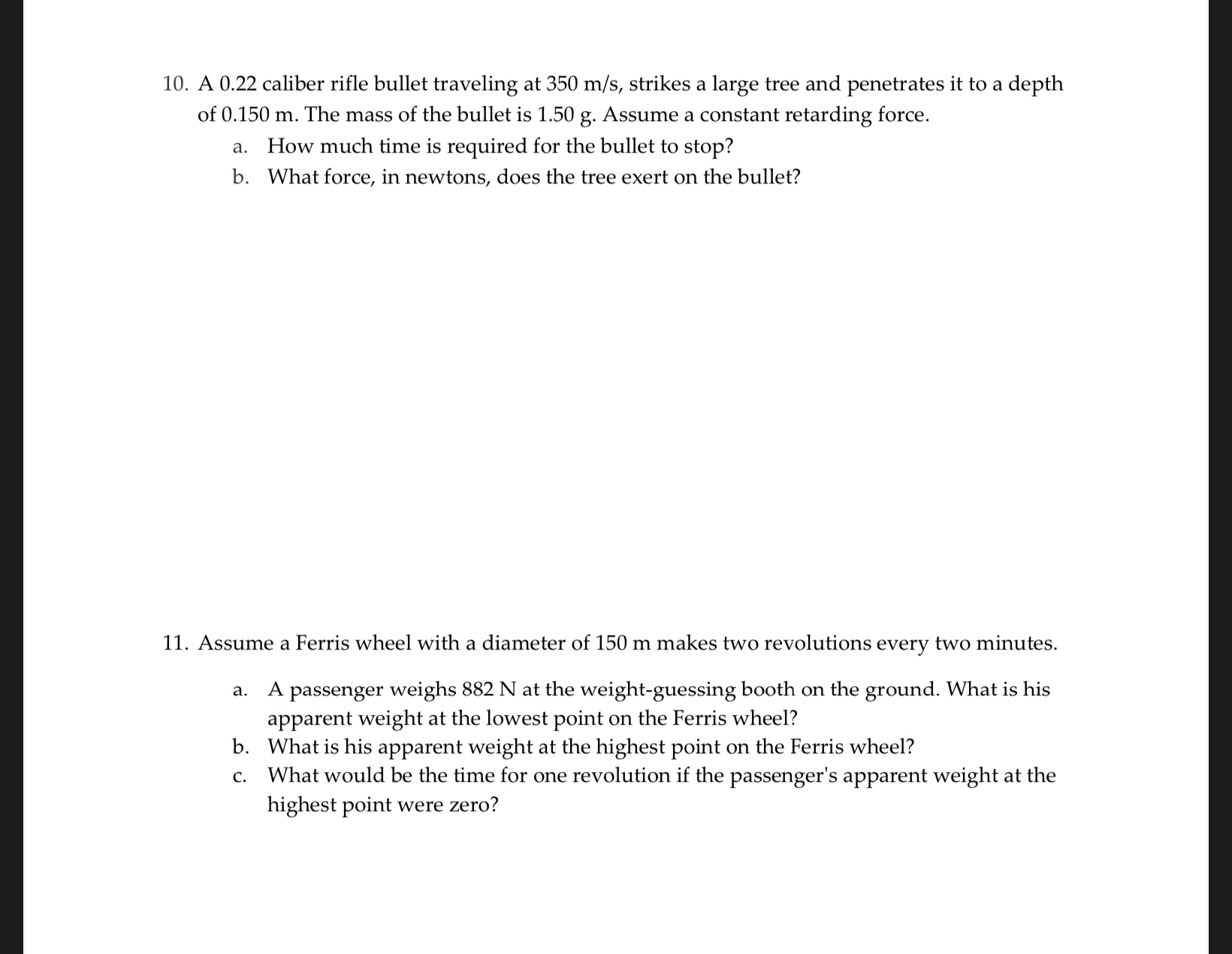 5. A car and a truck start from rest at the same