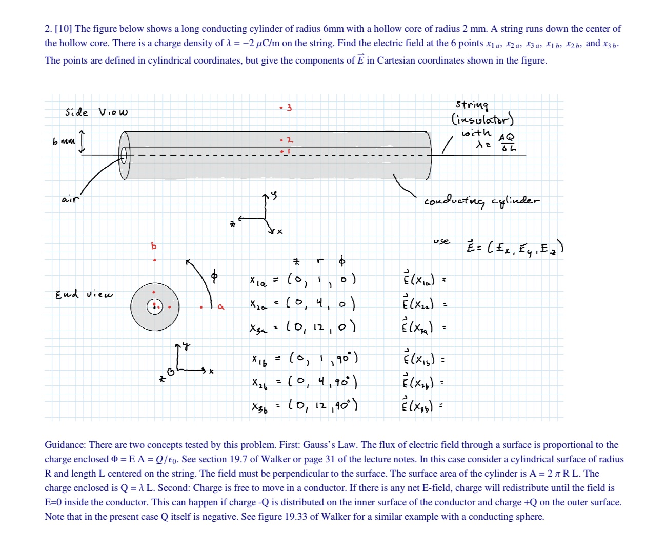 Physics 2 questions below. Here are some notes on how to solve