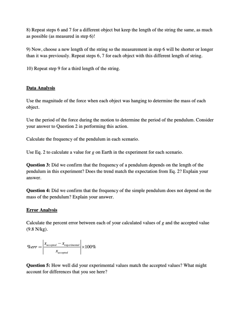 example of periodic, or harmonic, motion. If you imagine a child swinging