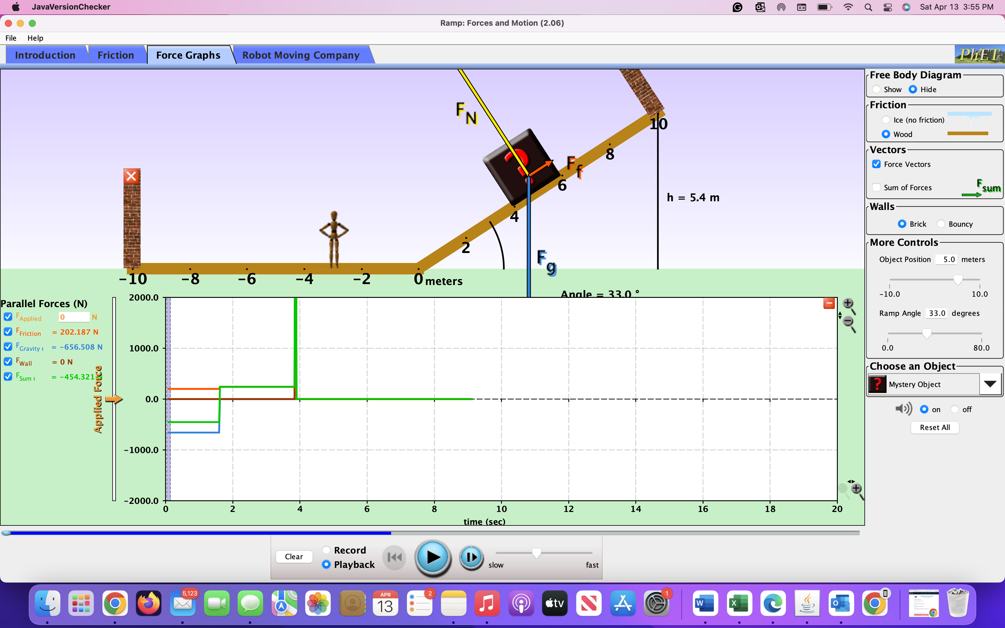 Upload here the second lab report based on "Ramp: Forces and Motion